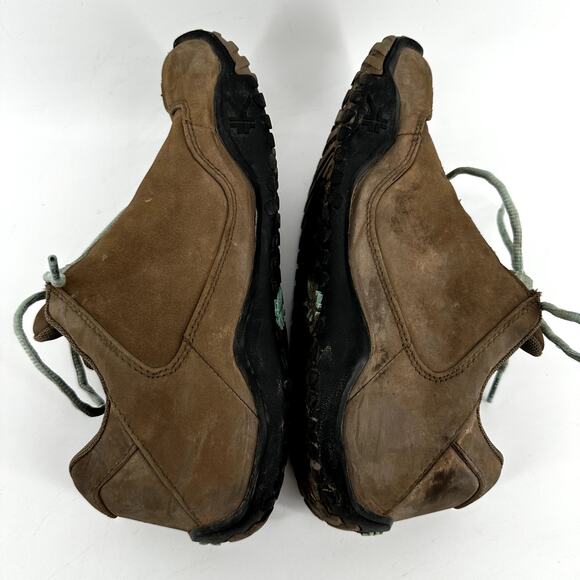 Kuru Chicane Wide Hiking Shoes Suede Leather Lace Up Trail Walking Brown 7.5 - Picture 6 of 8